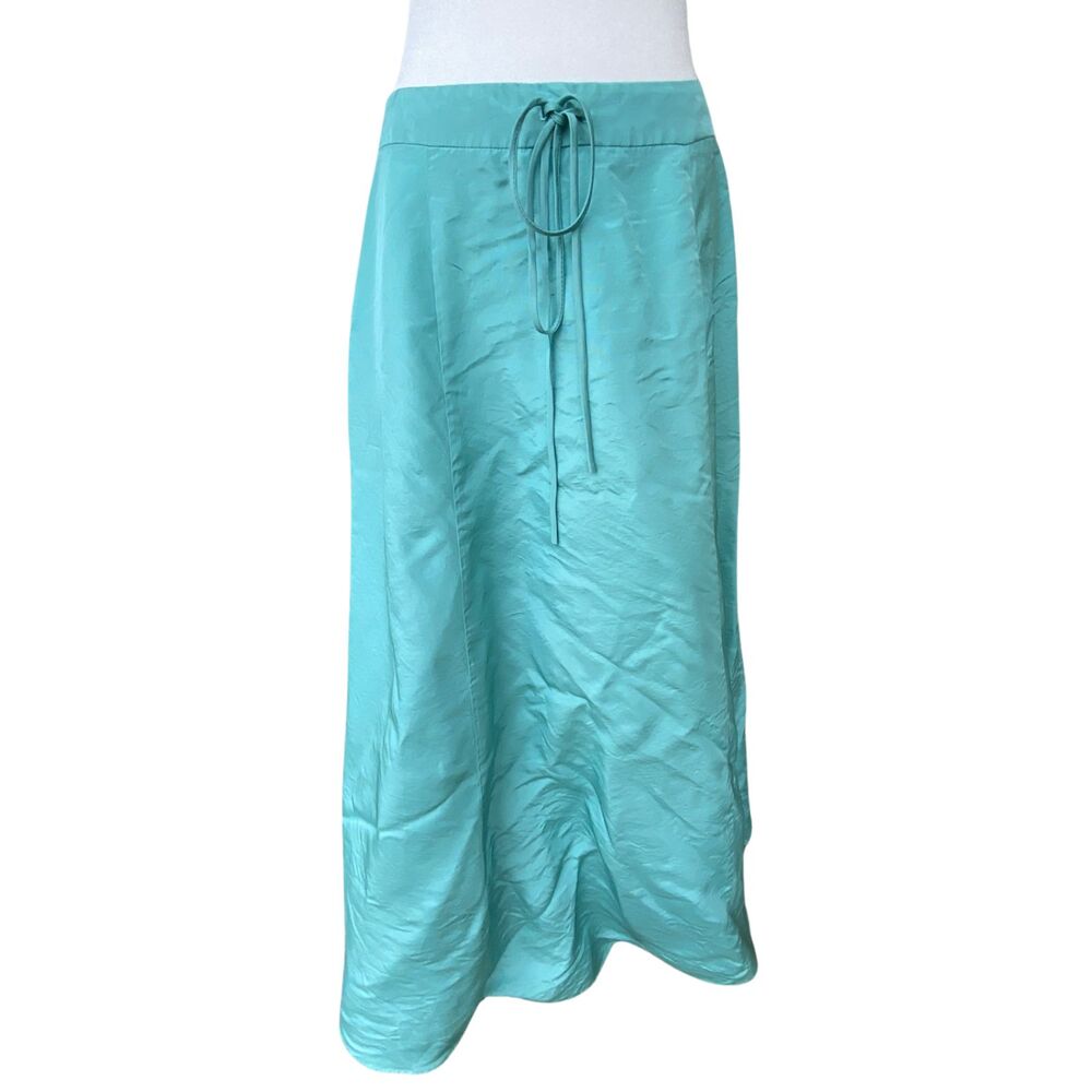 Vintage Rampage Aqua Full Skirt, Fairycore, Coconut Girl, size 7